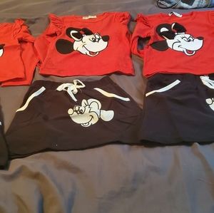 Little girls skirt set